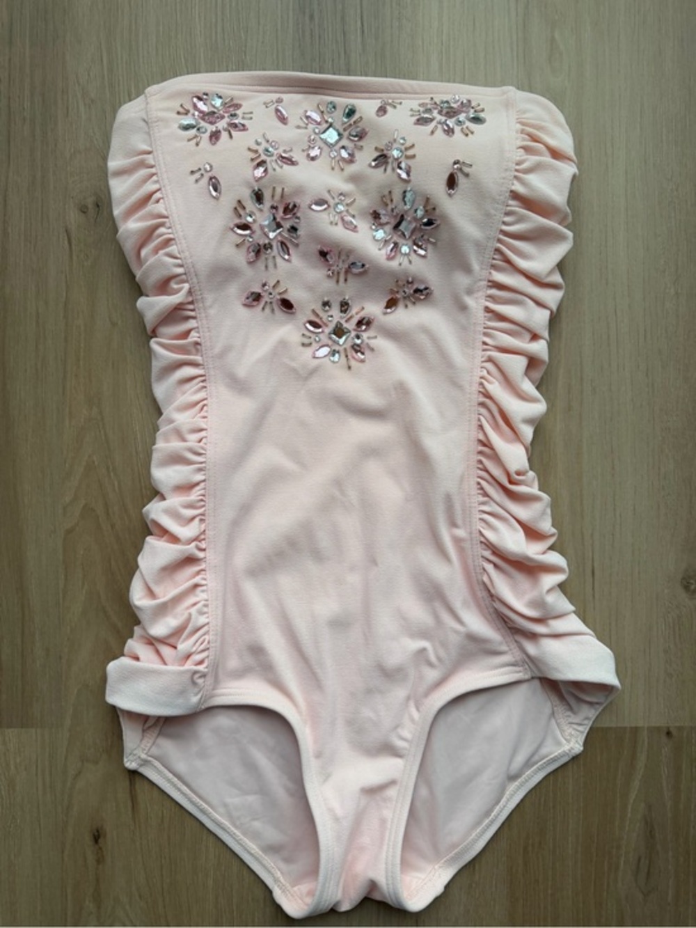 Kate Spade Casablanca Embellished One Piece Swimsuit XS
